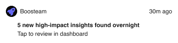 Proactive monitoring dashboard
